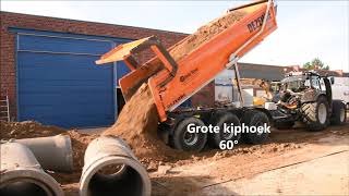 DEZEURE Dumper TPX27 met Smart Drive bediening [upl. by Euqirne780]