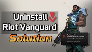 How to Uninstall Riot Vaguard  Complete Tutorial [upl. by Kenley]