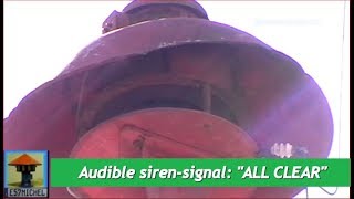 WW2 FIRE SIREN quotALL CLEARquot  no more danger [upl. by Claudette]