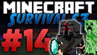 Minecraft Survival S3 14  Diamonds and Creepers [upl. by Ittak]