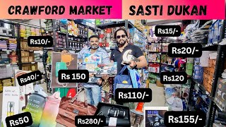 Crawford Market  Sabse Sasti Dukan  Biggest Wholesale amp Retail Market  Shopping with Price [upl. by Airotahs790]