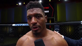 Alonzo Menifield Octagon Interview  UFC Vegas 62 [upl. by Ahcsat]