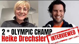 Heike Drechsler Olympic athletes interviewed Episode 111 ‘Live your dreams go your own way’ [upl. by Odlanor]