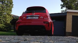 My Abarth 595 PistaRecord Monza Exhaust [upl. by Eimat310]