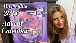 Advent Calendar Maybelline 2024  Deschid tot calendarul cu 31 de surprize 😍 [upl. by Drais536]