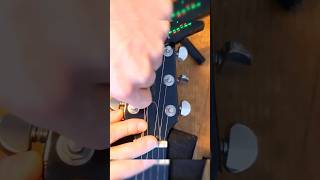 quotThe Essential Guide Mastering Guitar Stringing Techniques Without Locking Tunersquot viral shorts 🎻 [upl. by Ahsenyl477]