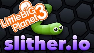 SLITHERIO 1 VS 1  Little Big Planet 3 Multiplayer 78 [upl. by Atiral]