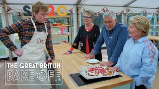 Bon appétit James Acaster serves up pure genius  The Great Stand Up To Cancer Bake Off [upl. by Cozza675]