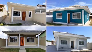 29 IDEIAS DE FACHADAS DE CASAS SIMPLES E BONITA – Projetos e Decoração [upl. by Salba278]