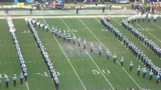 North Carolina Marching Band during the Meineke Car Care Bowl 2008 [upl. by Aihsei]