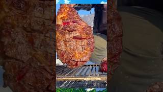 Tender And Very Juicy Steaks Cooked Between Two Hot Logs Mountain Life [upl. by Dnomso]