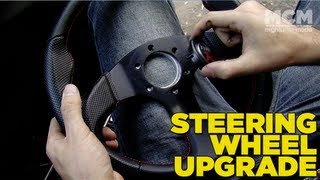 Mighty Car Mods  How To Change Your Steering Wheel [upl. by Betsey]