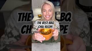 THE BEST BBQ CHILI RECIPE 🍲 chili chilirecipe souprecipe soupseason [upl. by Derr]