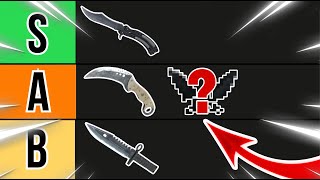 RANKING EVERY CSGO KNIFE TIERLIST [upl. by Dorthy210]