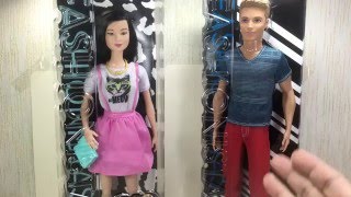 Barbie Fashionistas Lea and Ken Dolls Review [upl. by Drugi746]