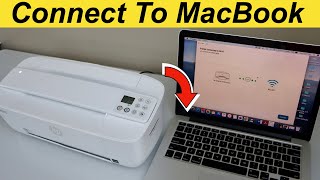 How To Connect HP DeskJet 3700 To MacBook [upl. by Vig]