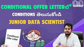 Conditional Offer Letter  Data Science Training in Hyderabad  Data Science Course in Ameerpet CYC [upl. by Lrem]