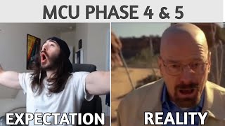 MCU PHASE 4 amp5  EXPECTATIONS VS REALITY [upl. by Ynafit]