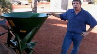 How To Agrex Fertilizer Spreader PTO Driven 3Point Hitch [upl. by Kared]