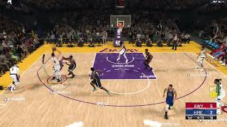 NBA 2K22 Lebron Crazy Putback Dunk [upl. by Lashar]