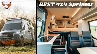 Sprinter 4x4 144quot BEST Adventure Overlanding Van Tour [upl. by Dranoc]