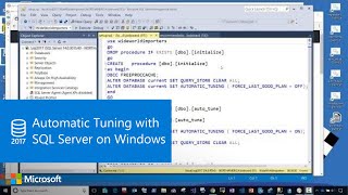 Automatic Tuning with SQL Server on Windows [upl. by Verdha]