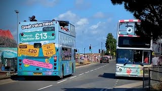 Buses around Ingoldmells amp Winthorpe July 2022 [upl. by Barrington]