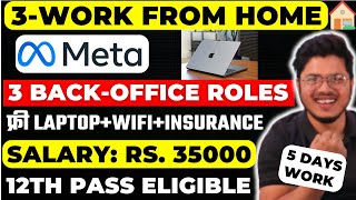 3 Work from home jobs 2024😍 Best Online jobs  Remote jobs at home  MNC jobs Online  WFH jobs [upl. by Ticknor923]