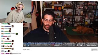 xQc Dies Laughing at Hasan getting Triggered by comment [upl. by Pump674]