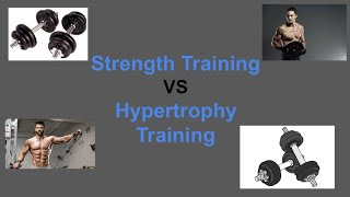 Strength Training VS Hypertrophy Training EXPLAINED [upl. by Britta]