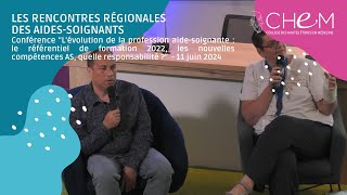 Conférence 1  Les Rencontres Régionales des aidessoignants 2024 [upl. by Ahsoem668]