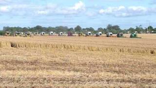 175 Combines Working In 1 Field World Record [upl. by Rodie]