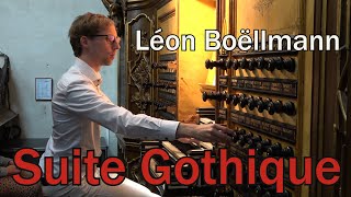 Léon Boëllmann  Suite Gothique  Gert van Hoef  Bovenkerk Kampen [upl. by Noskcaj129]