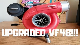 Upgraded Billet Compressor Wheel VF48 Turbo Review [upl. by Tera]