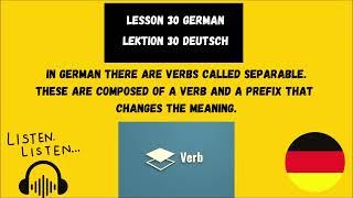 Trennbare verben  German separable verbs  Separable verbs in German [upl. by Nered258]