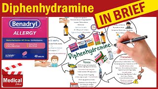 Diphenhydramine Hydrochloride  Benadryl  What is Diphenhydramine Uses Dosage amp Side Effects [upl. by Ebag478]