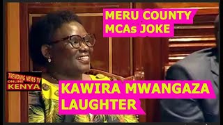 MERU GOV KAWIRA MWANGAZA BURST INTO LAUGHTER AFTER COUNTY MCAs WITNESS CONFUSE HIMSELF ON SALARY [upl. by Pall]