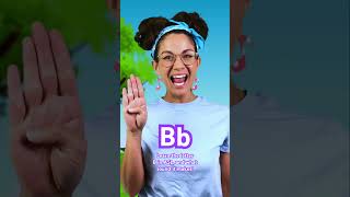 Christian Ms Rachel teaches toddlers the alphabet in ASL  Letter B msrachel christian abc [upl. by Adnuhsar]