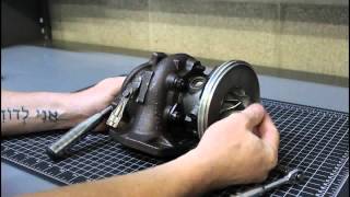 K24 compressor wheel install [upl. by Ahsineg]