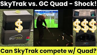 SkyTrak vs GCQuad  How Good is SkyTrak  Chris Eckes Golf Launch Monitor Comparison [upl. by Jahdal]