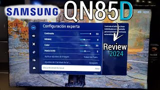 Samsung QN85D Review Tizen OS Modelo 2024 miniled [upl. by Larrisa]