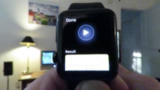 Apple watch 1 button voice control of Directv Apple TV Hue Lights Wemo [upl. by Mellisent890]