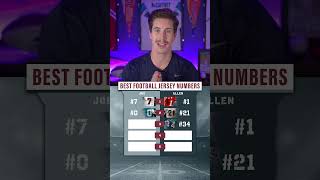 The BEST Football Jersey Numbers Draft [upl. by Hike348]