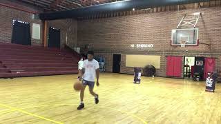 ELITE BASKETBALL TRAINING  DAT 11924 DRIVE THE GAP AND PASS OPPOSITE WORK 2 [upl. by Ezarra]