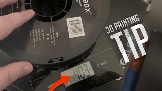 How much filament is left Find out how to calculate if you have enough for your next print [upl. by Hook]