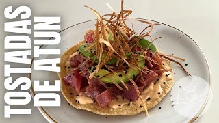 TOSTADAS DE ATUN en 10 minutos [upl. by Harret923]