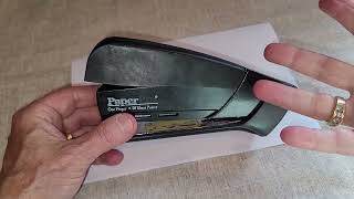 PaperPro Stapler Review  EASY TO USE  Spring Power Technology [upl. by Akeit]