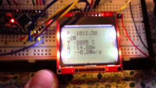 MS5611 Arduino variometer [upl. by Ahsimek]