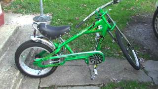 SCHWINN ORANGE COUNTY CHOPPERS STINGRAY BIKE IN SONY HD [upl. by Annairam]