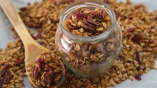 Easy and Healthy Homemade Granola Recipe [upl. by Harikahs]